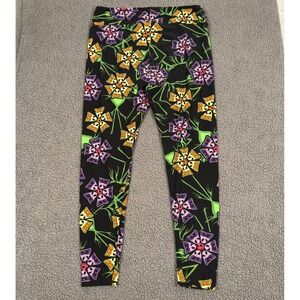 LuLaRoe Disney Nightmare Before Christmas Jack Skellington Leggings Black OS